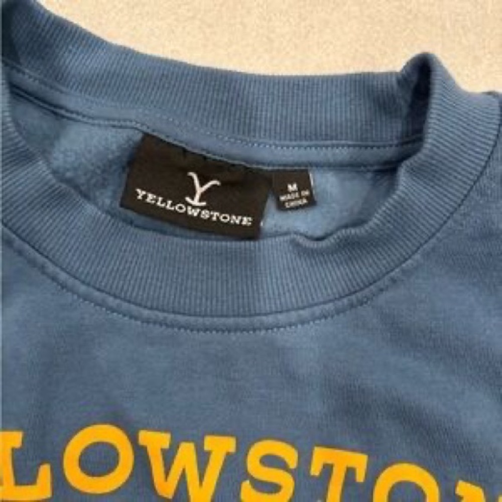 Yellowstone Dutton Ranch Blue Crewneck Sweatshirt - Picture 2 of 3